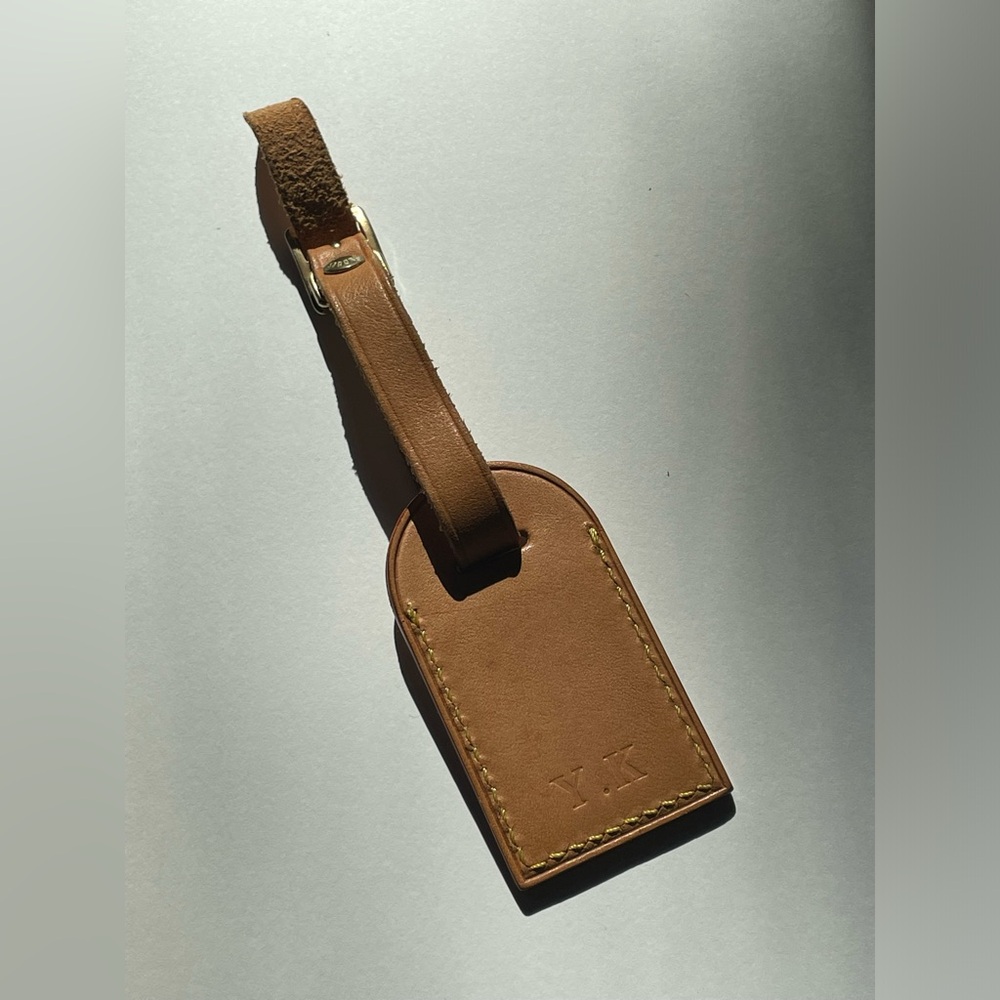 Authentic Louis Vuitton 3 Piece Luggage Tag Set - Picture 11 of 16